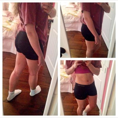 5'4, 18, competitive cheerleader. SW:162 CW:157 GW:140