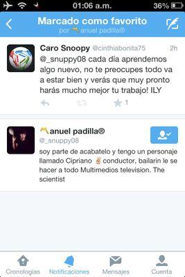 FAV de Manu  140714 
FAV de Tomato 270914
y de muchas mas personas que admiro!
me encanta Manuel Padilla y siempre apoyandolo!