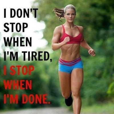 Get motivated.