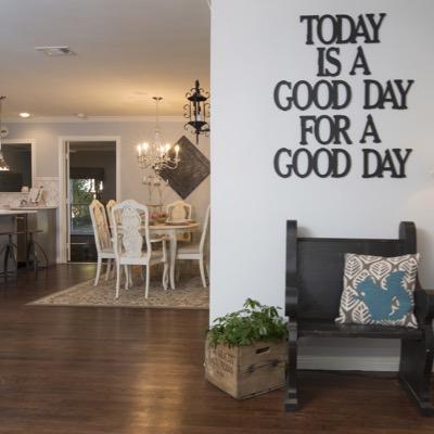 Some day I would love to be an interior designer...