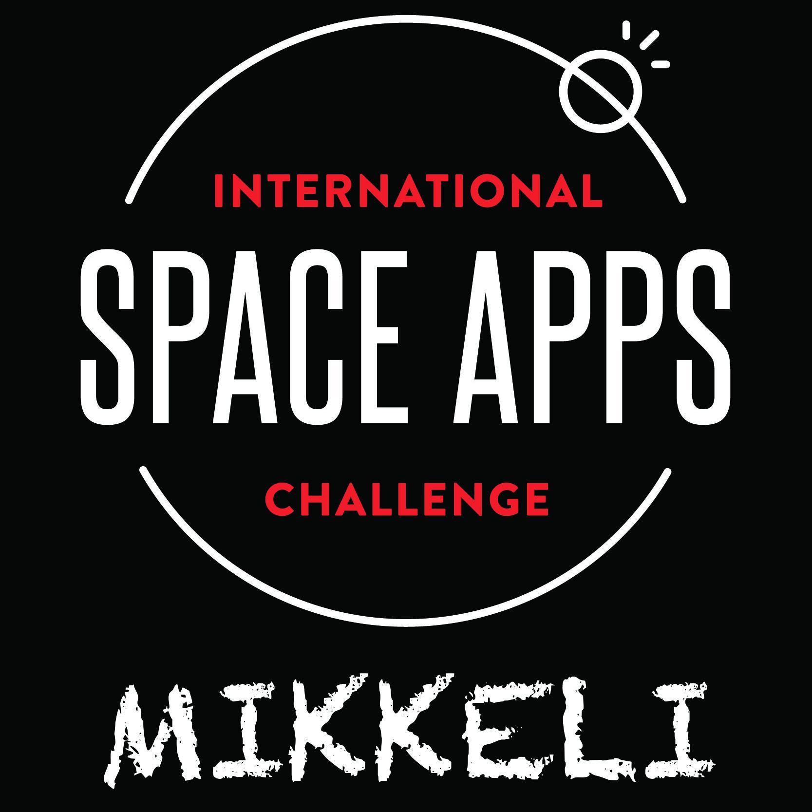 SpaceAppsMLI's profile picture. 10-12.4.2015 - International NASA Space App Challenge in Mikkeli. Hosted by Mamk and volunteers at Xinno.