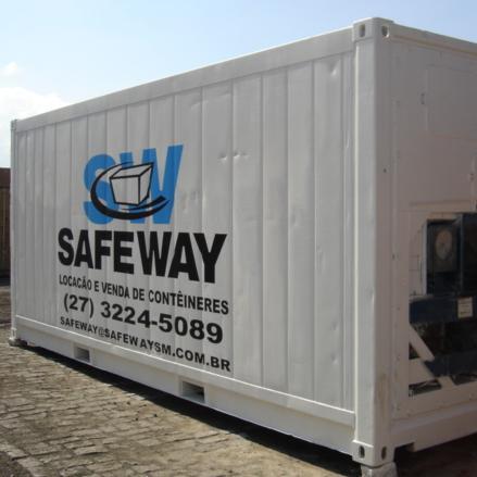 Safeway locação de container e caminhão munck, atendemos todo estado do ES.