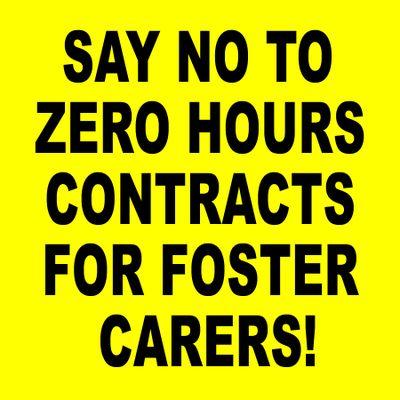 NO2zero's profile picture. Bradford Council wish to put foster carers on zero hours contracts.  This will cause them and their children hardship forcing them to leave the service .
