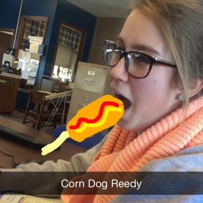 i love long walks on the beach with brannan and a corn dog with mustard and ketchup