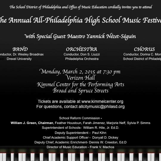 Official Twitter account for All-City Philadelphia Bands, Choir, & Orchestra  - A partnership between @PhillyEducation @PhillyMusicEd @P440