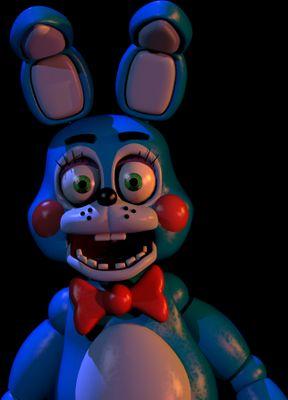 Hello, I am Toy Bonnie! I live in  Freddy Fazbear's pizza! I girl, and I love Bonnie! ;-)