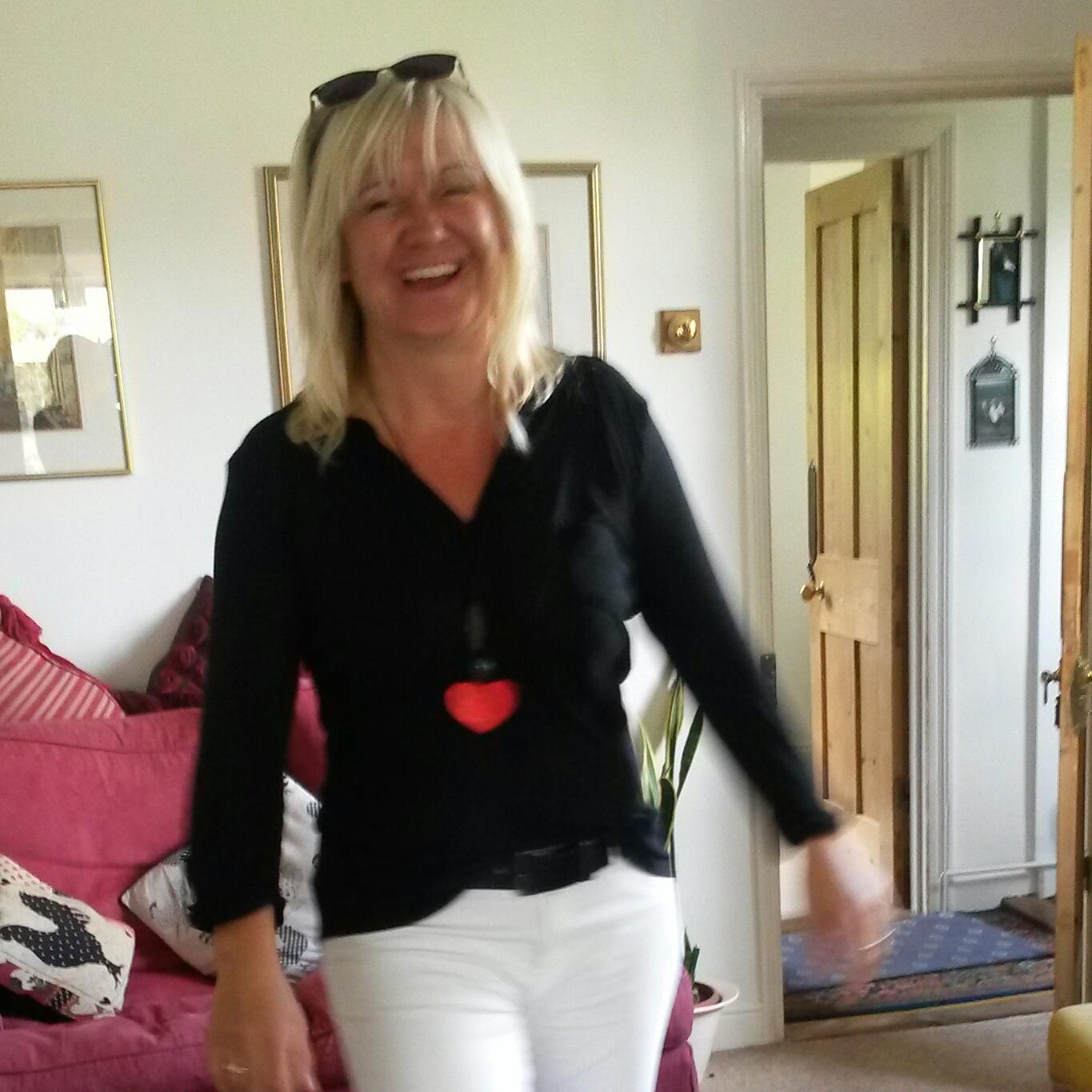 Part time greeting card vendor (for Artist Marian Forster), part time waitress at the Deck. Full time participant in life and laughter