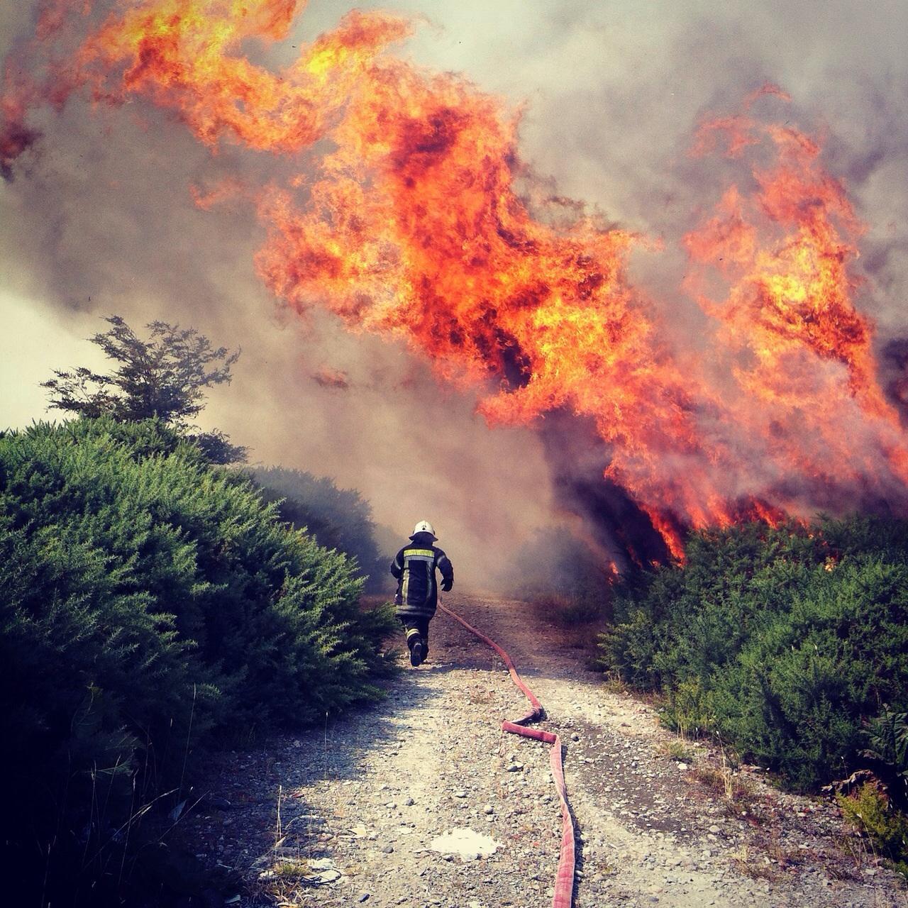 Bombera en tercera compañia de Puerto Montt