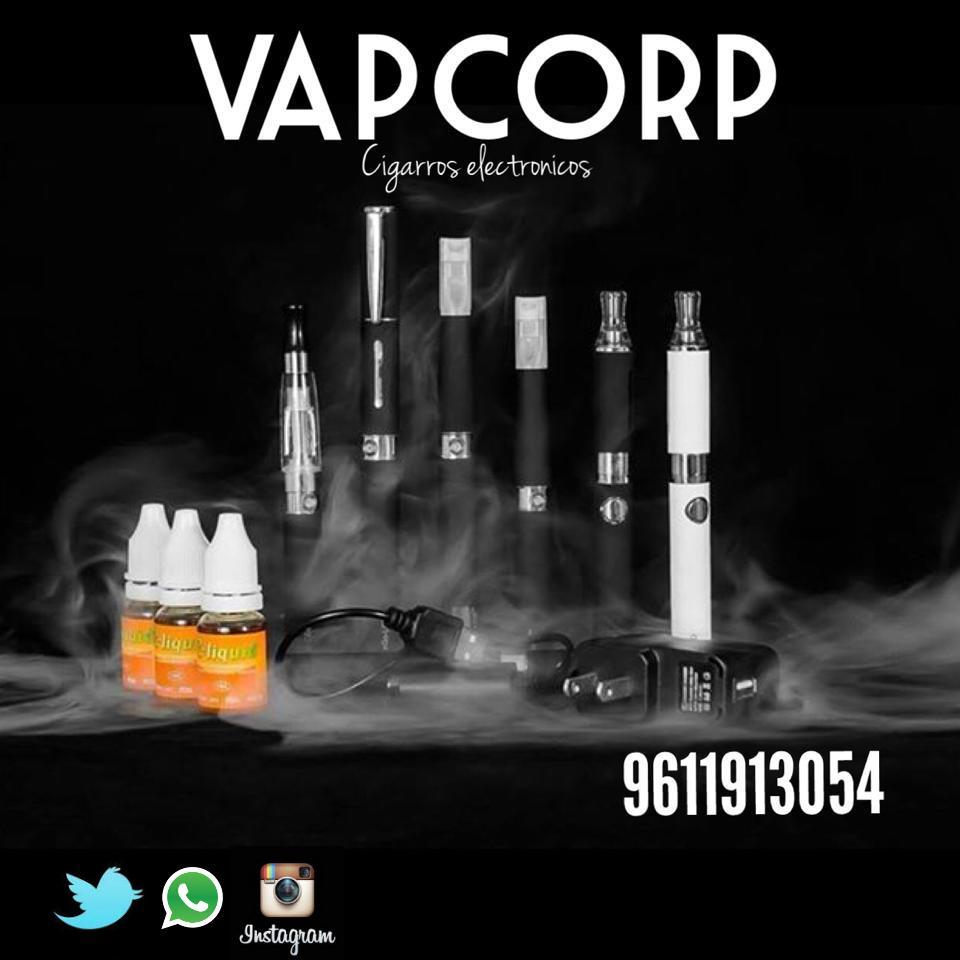 Cigarros Electrónicos, Vaporizadores para weed y líquidos con/sin nicotina: Vapcorp. (WHATSAPP) 9611913054.