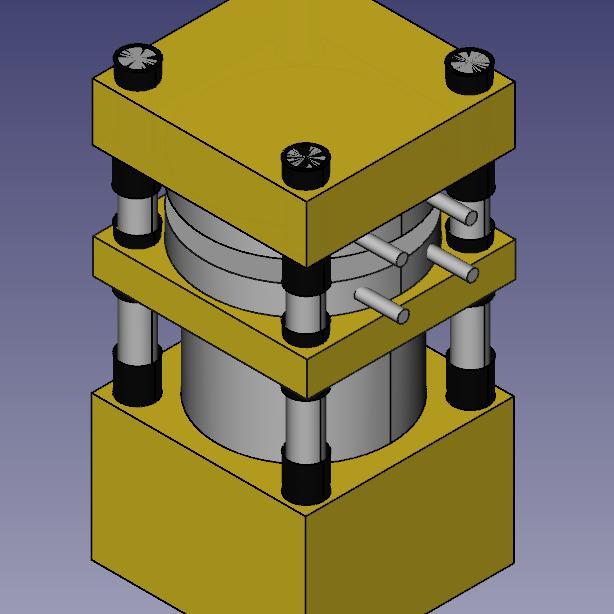 Yellow Record Press is a vinyl record press, automated machine using precision technology. Support project on https://t.co/beBquMRJMj
