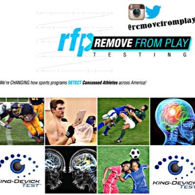 We're CHANGING how sports programs DETECT concussed athletes across America! RFP Testing is a proud representative of the King-Devick Test. #concussions