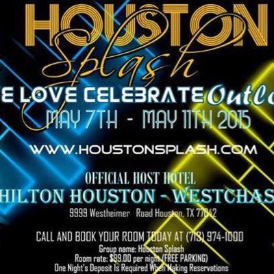 Houston Splash--the HOTTEST GLBT PRIDE Organization in the SOUTH for men and women. Celebrating life,liberty and PRIDE with 20 years of service to our community