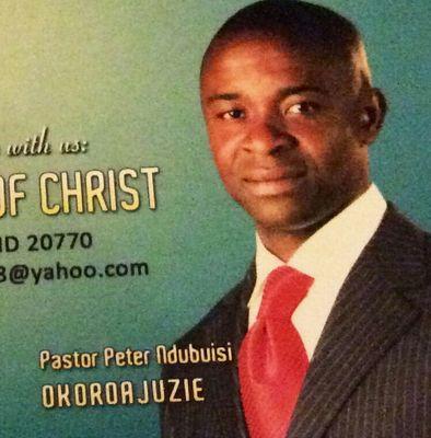 Pastor at Life Changers Church Of Christ.