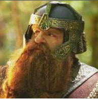 I'm the dwarf of the fellowship. I kill Orcs with my axe. I'm better than Legolas.