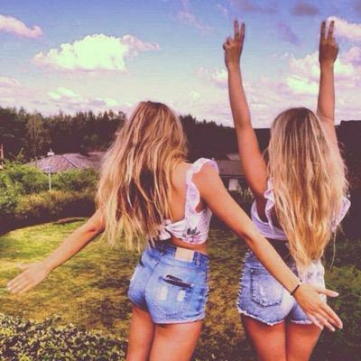 Not your typical blondes. We tweet about our problems.