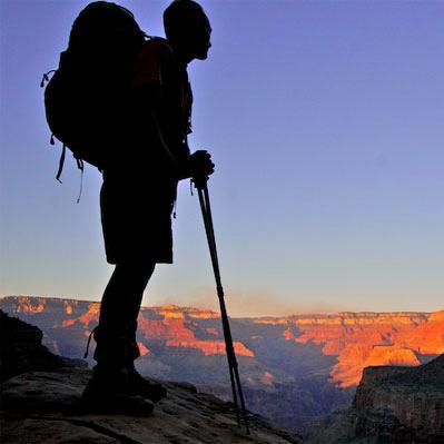 Hiker and mountain climber