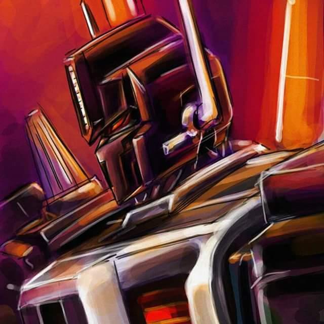 I'm Optimus Prime the sadistic, tyrannical leader of the evil Autobots, a cruel and ambitious villain whose plans fall nothing short of universal conquest.