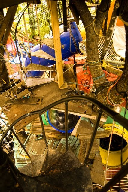 New Orleans' own communal art space, right outside the French Quarter. Come visit the infamous, evolving backyard 5-story treehouse installation...