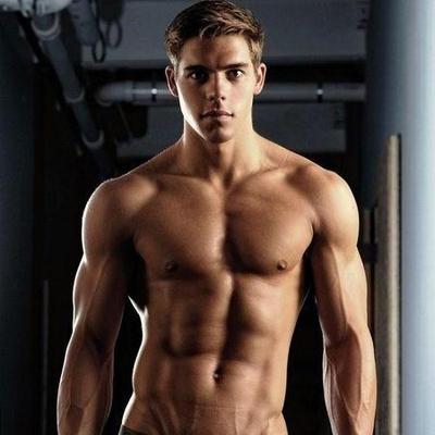 Male muscle worship