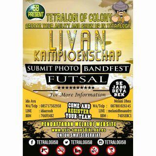 TETRALOGI of COLONY Create Your Ability and Show Up in Tetralogi | cp : (087782153998)/ id line: idaayush | (087881026145)/ id line: melanidheaaudry