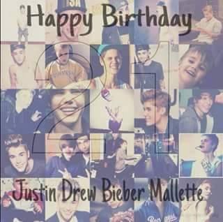 Happy Birthday # 21 Have a good time on this special day att: belieber forever