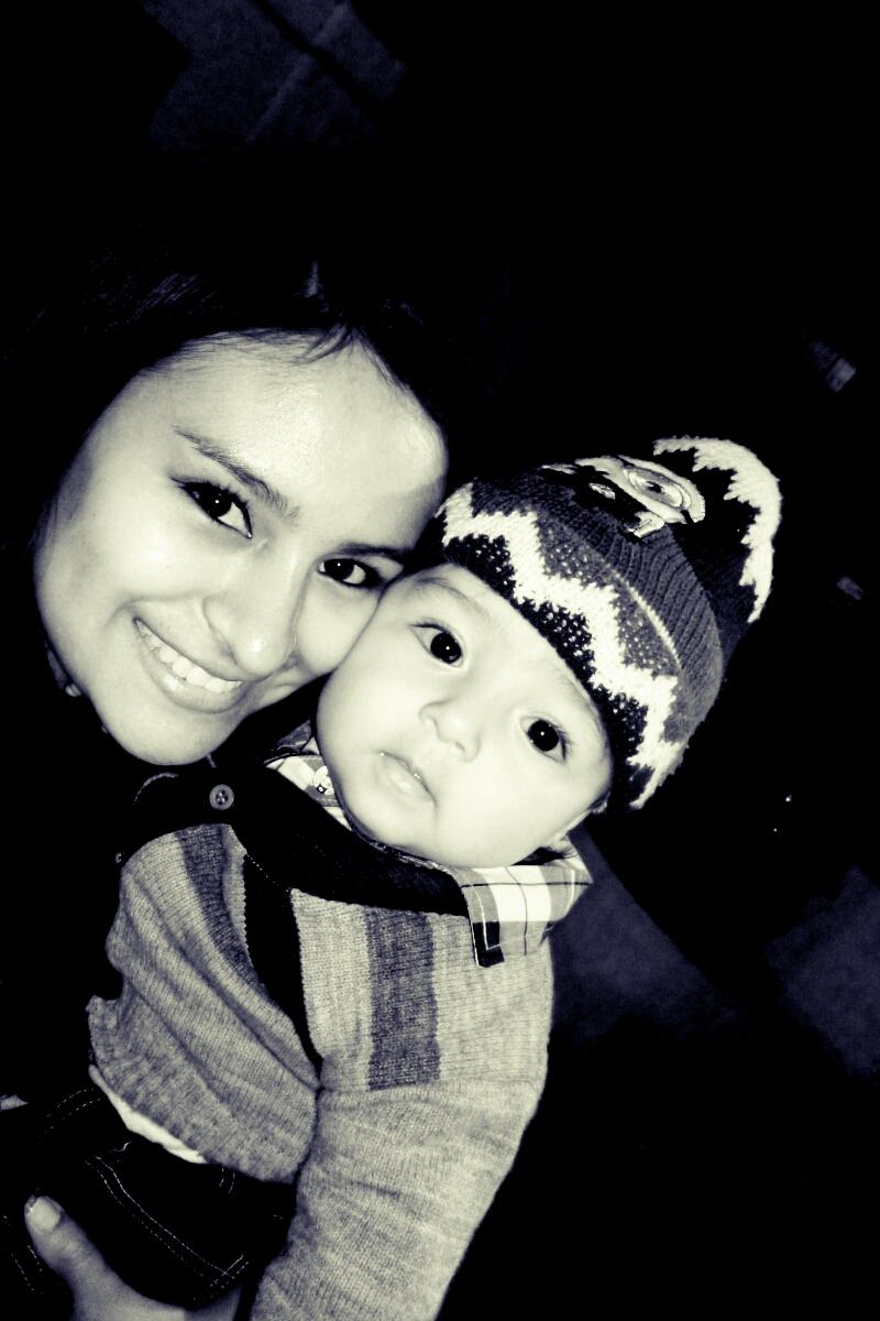 Mi hijo mi vida entera... Solos tu y yo contra el mundo :)