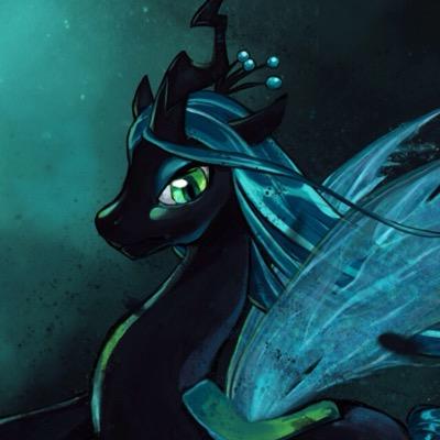 [RP HEAVY] I am Queen of the Changelings. It is my duty to find food for my subjects. Friends with @Mlp_FireKnight