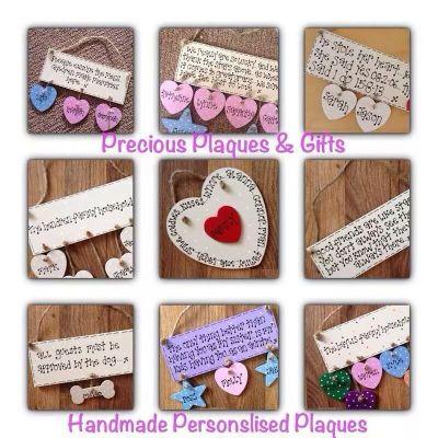 Handmade Plaques And Personalised Gifts
