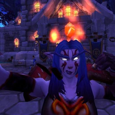 / WoW / Alliance Lightbringer \ / Horde Thrall \ Survival Hunter / I might spend a little too much time on this game than necessary