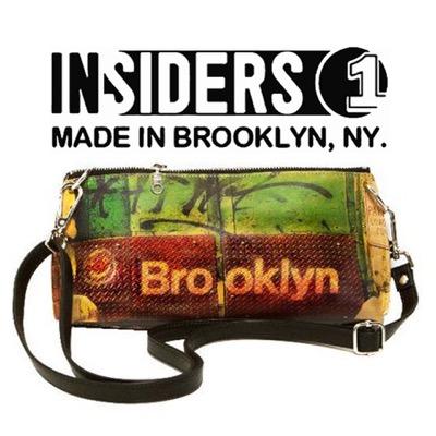 Bags & Accessories with Urban photography & art collages, from NY & Europe PRINTED BY HAND ONTO LEATHER in the Brooklyn Navy Yard.