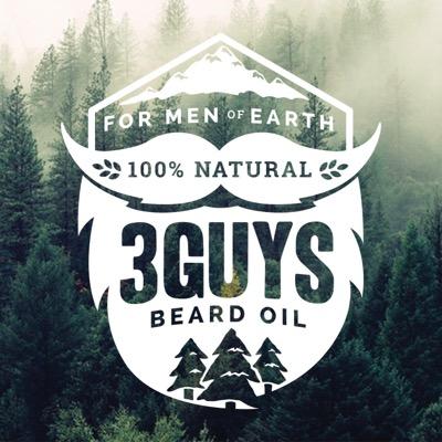 Get back to your roots with 3GUYS Beard Oil -hand-crafted, 100% natural beard conditioning oil for Men of Earth
