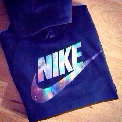 blue and purple nike shirt