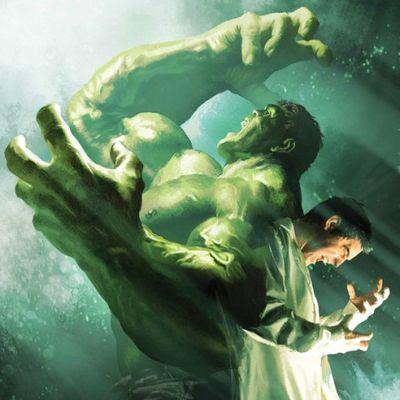 hey I'm Bruce, I know people are afraid of me but there's really no reason to be afraid hulk is under control. kind of. not really no.