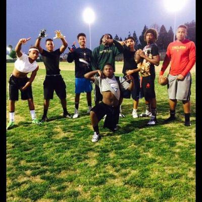 The Greatest. Football gone be my way out.. Never Sleeping No Days Off #EatGreedy God First