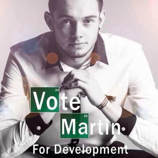 This is the official twitter for James Martin VP Development. Keep up to date for all the latest news on the campaign #remembermyname #martin4development