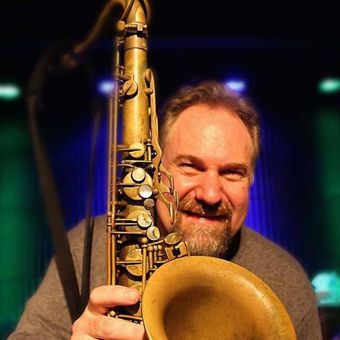 rhythm & blues/jazz saxophone player in