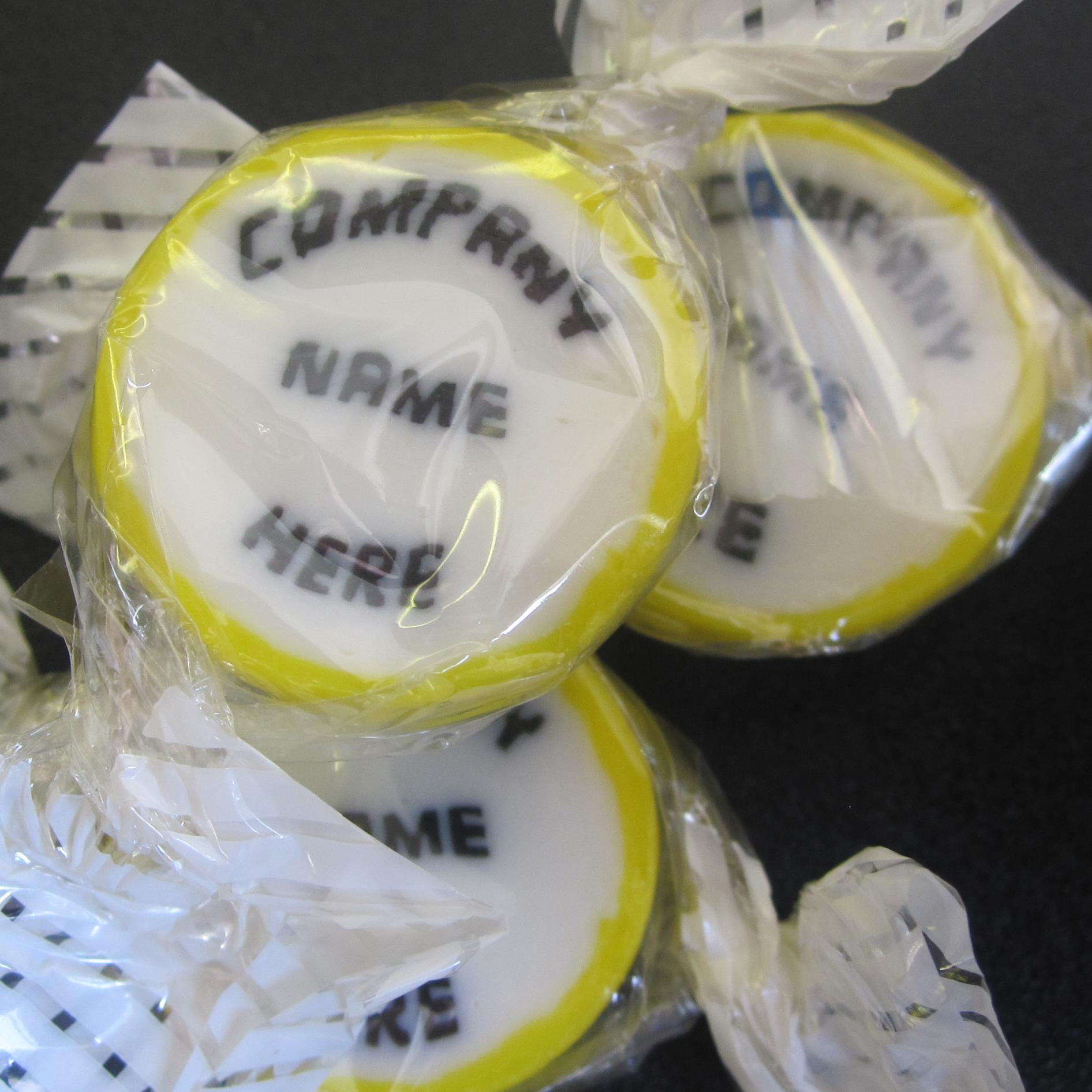 As a promotional giveaway or as an inventive way of attracting clientele, our custom made rock sweets and personalised rock bars can incorporate your design