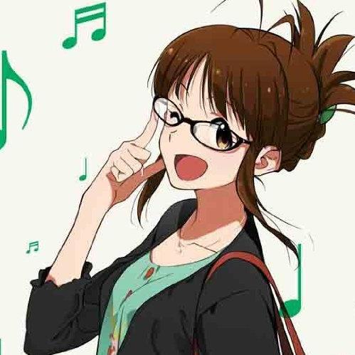 765プロダクション所属プロデューサー…兼、アイドルの秋月律子です！スーツに眼鏡でガンガン営業、事務のあれこれからライブ出演まで、どうぞ私にお任せを！ #アイマス