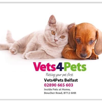 Vet surgery inside Pets at Home, Boucher Rd, with full operating facilities, digital xray and lab
 For an appointment or in case of emergency ring 02890665603
