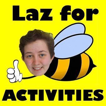 Hello! I'm Laz! I am running to be the University of Bath's Student's Activties Officer 2015-16. For more information click on my website and read my manifesto!