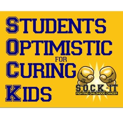 Students Optimistic for Curing Kids: a WVU student org aimed at raising funds and awareness so WV kids can 'SOCK-IT' to Pediatric Cancer. WVUSOCKIT@gmail.com