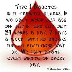 Trying to educate people and raise awareness about type 1 diabetes. No disease is funny, why joke about this one? Lets work together to #StopT1Diabetes