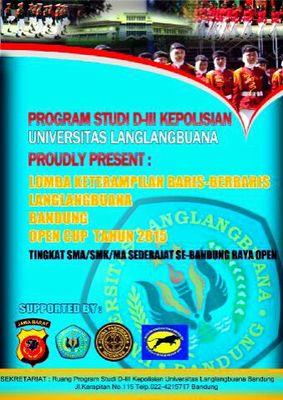 lomba keterampilan baris-berbaris Universitas Langlangbuana Program Studi D3 Kepolisian,SMA/SMK/MA sebandung raya open 2015.
jl.karapitan no 116
