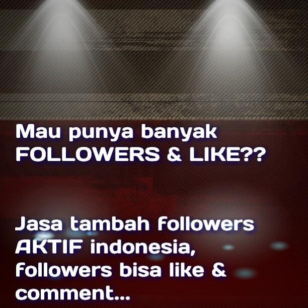 Jual followers terlengkap dan berkualitas real human Indonesian Line: dealerfollowers Pin: 53F1DCF1 Hp: 08963322500