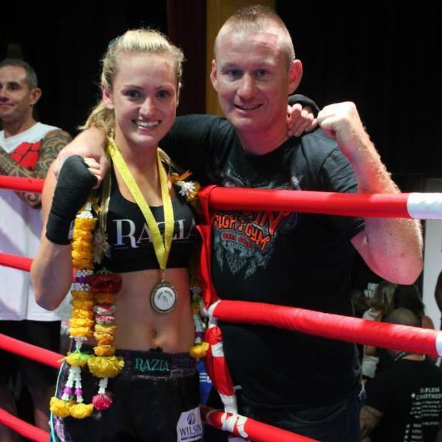 Custom designed unisex protective equipment and female fight wear. Designed and tested by Australian Muay Thai fighters.