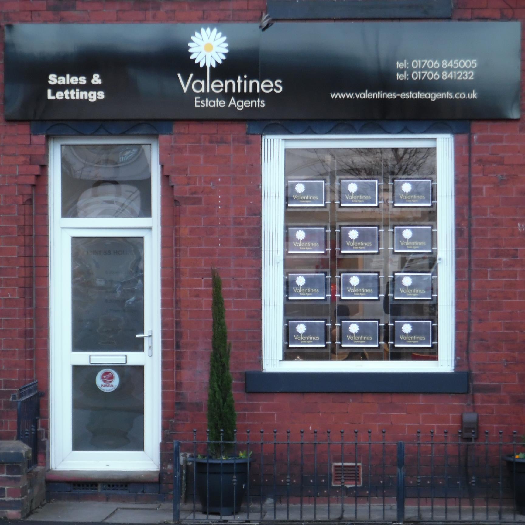 Valentines Estate Agency. Based in the Shaw area of Oldham. A breath of fresh air in the property world.