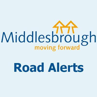 Official news and alerts on the roads across Middlesbrough from the Council's Highways team. Report a problem online or 01642 726001. Account monitored 7am-7pm.