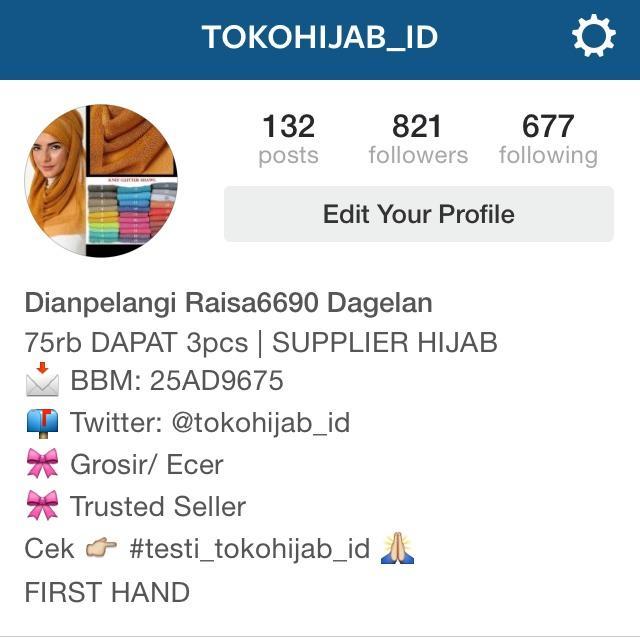SUPPLIER HIJAB  DIJAMIN MURAH !! BBM: 25AD9675. INSTAGRAM: tokohijab_id