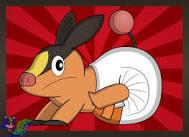 a cute diapered tepig