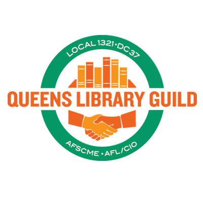 Queens Library Guild, Local 1321, @DC37NYC, @AFSCME, @AFL/CIO The union ensuring all Queens Library Library workers rights, benefits & security. #unionstrong